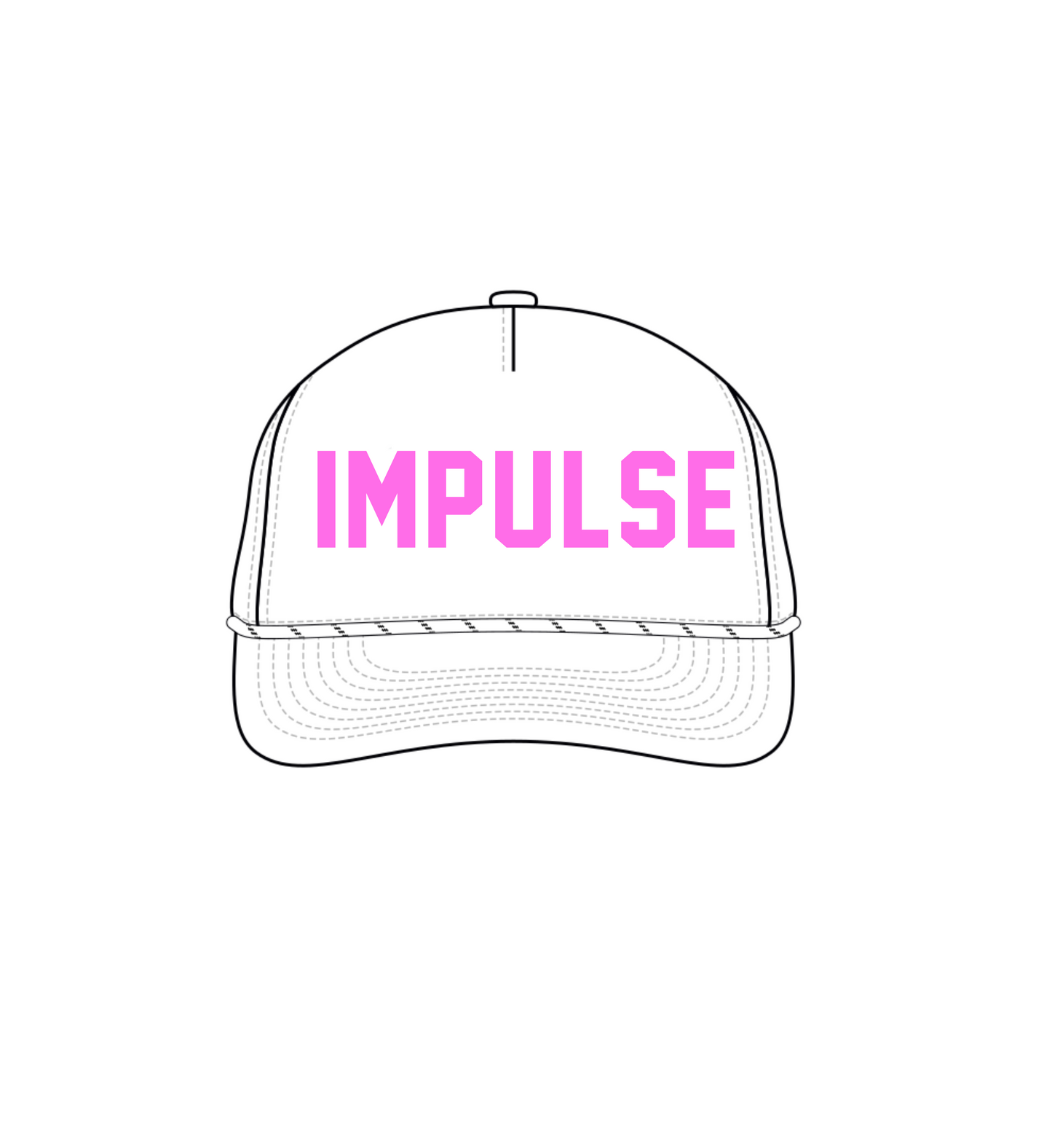 Impulse Party Hat White/Pink