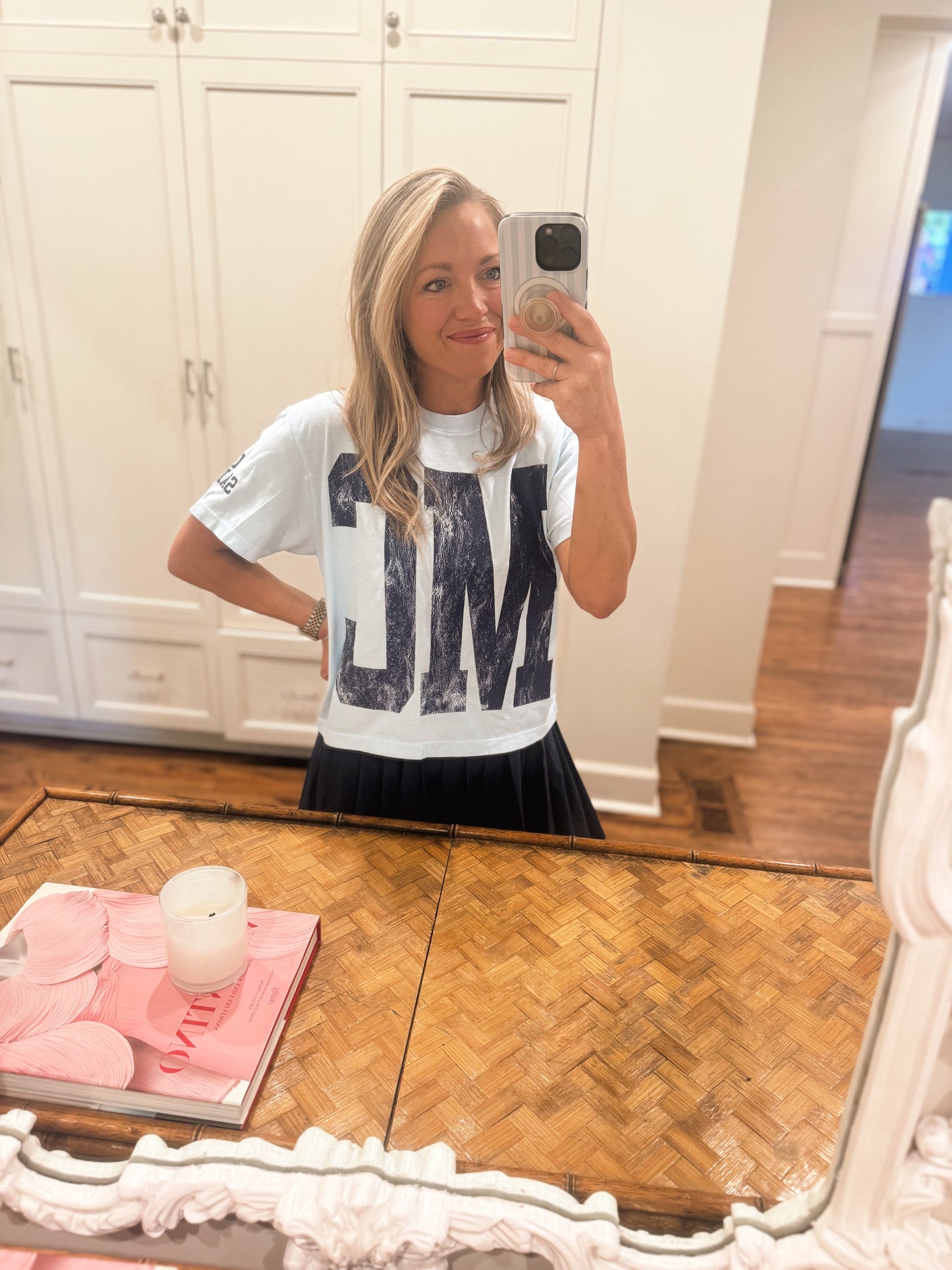 Jenks Vintage Fan Crop T-Shirt