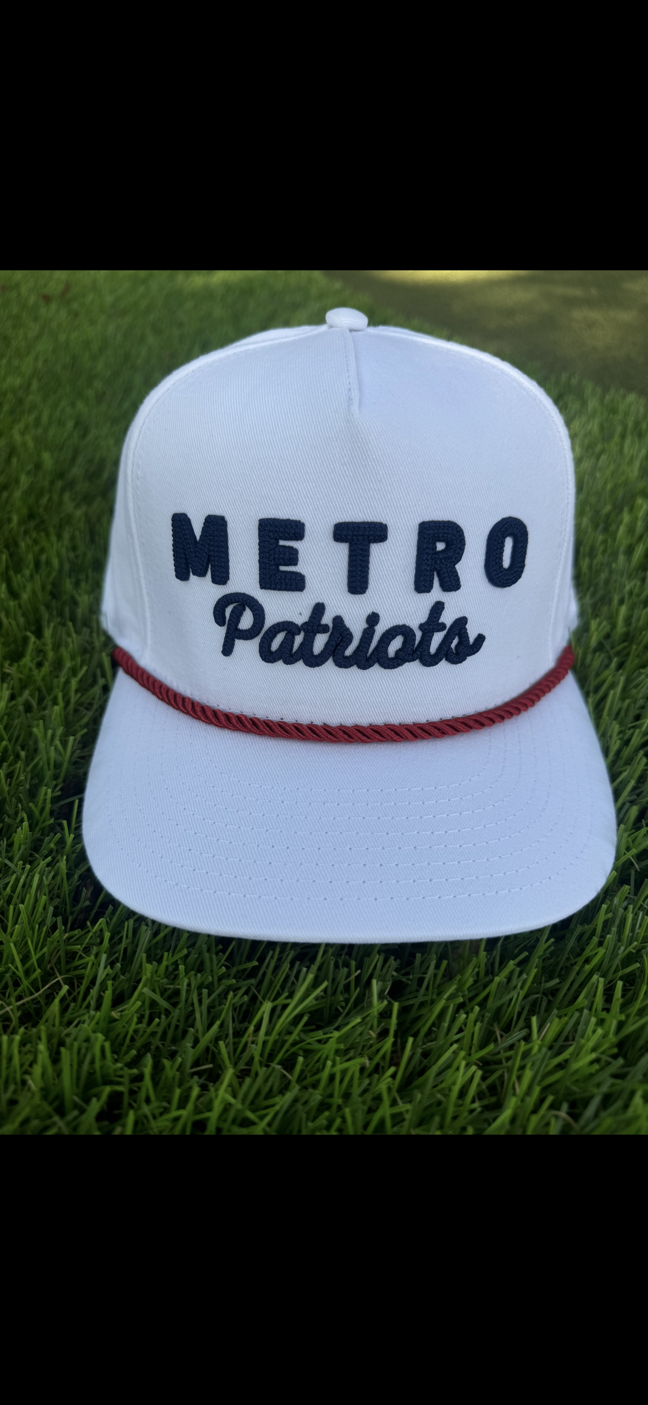 White Metro Patriots Hat
