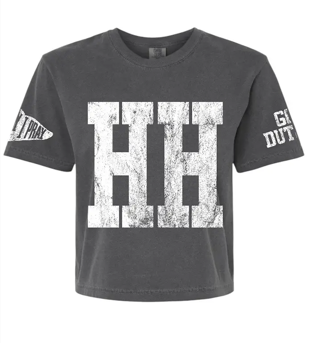 Holland Hall Vintage Fan Crop T-Shirt