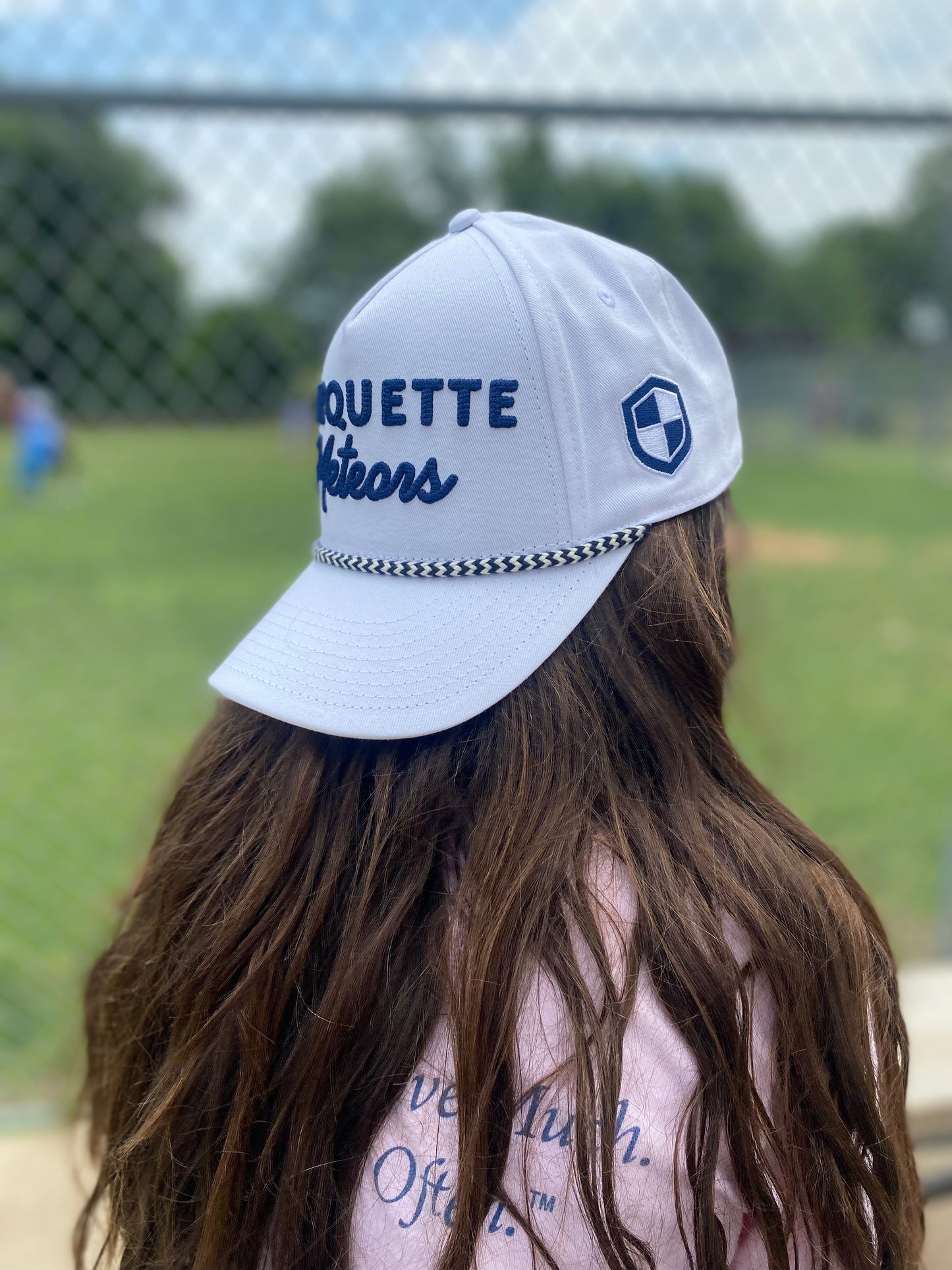 Marquette Party Hat White Youth