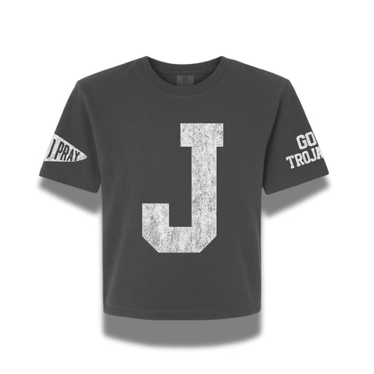 Jenks Vintage Fan Crop T-Shirt