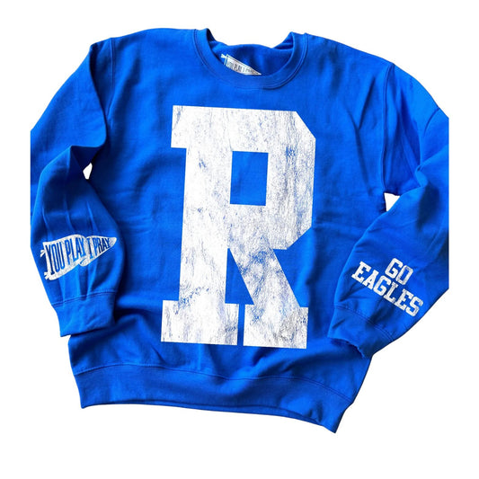 Rejoice Christian Vintage Fan Royal Sweatshirt (Adult)