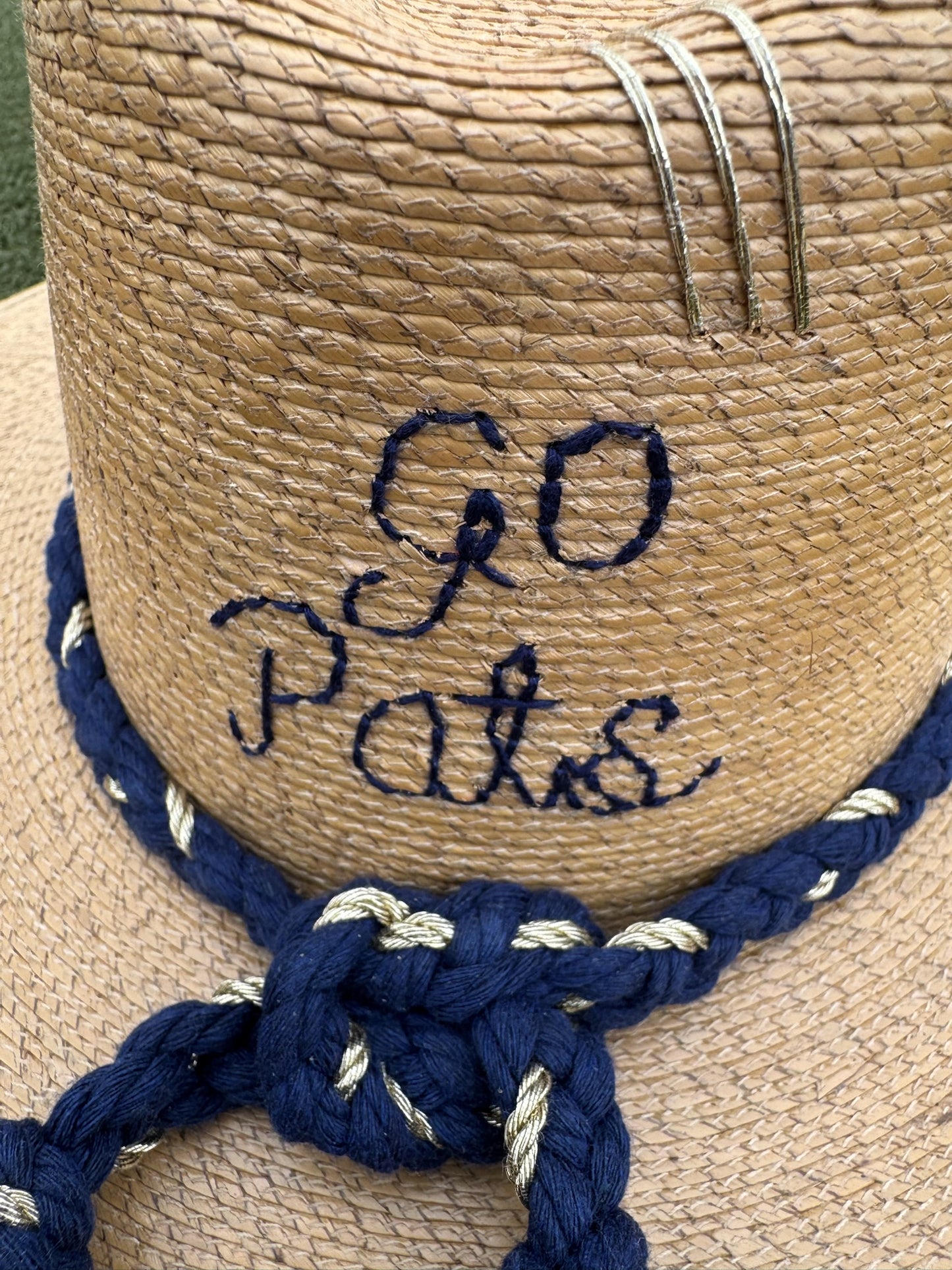 Palm Spirit Hat - Go Pats Script Navy
