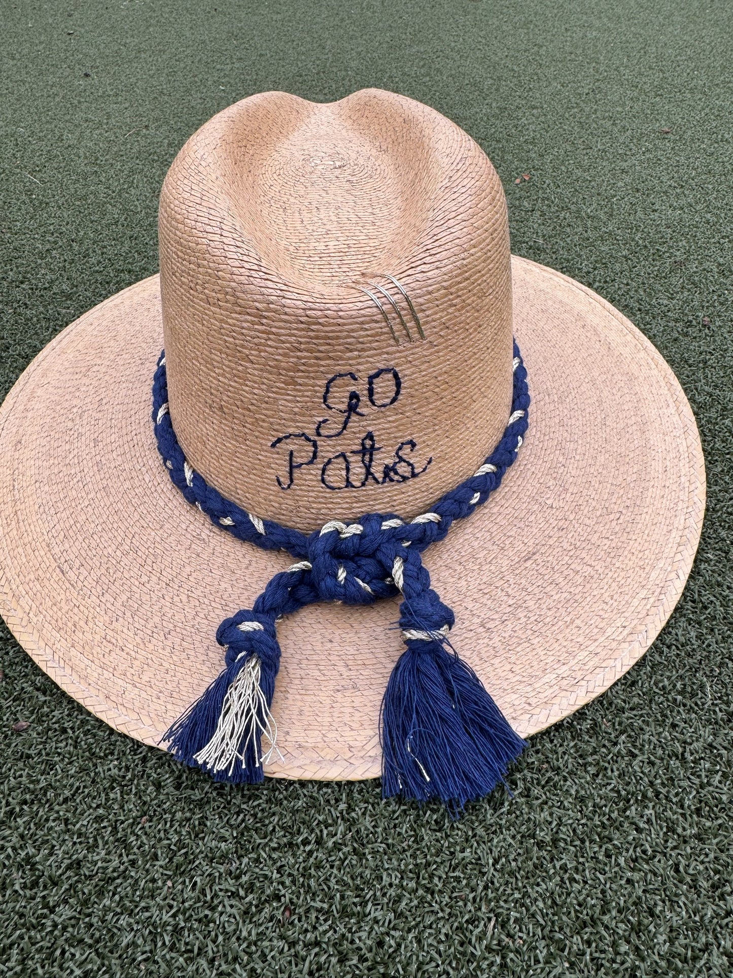 Palm Spirit Hat - Go Pats Script Navy