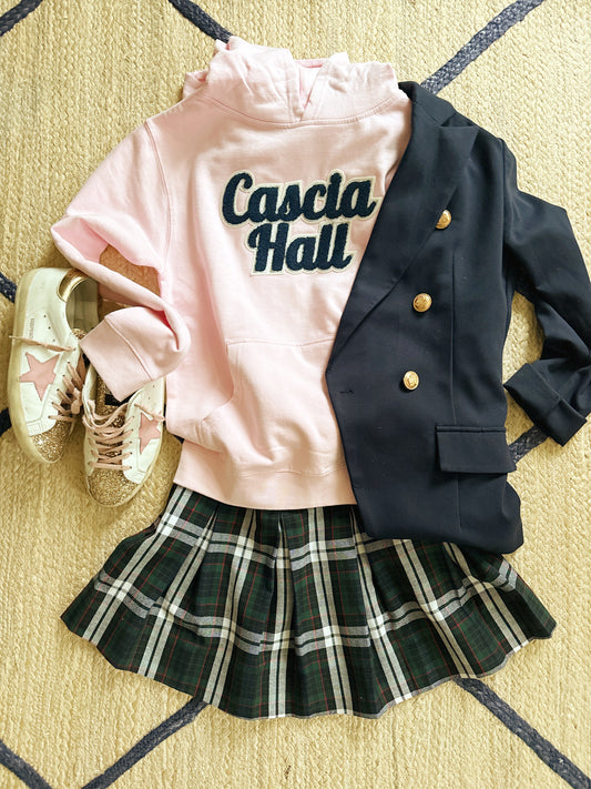 Chenille Patch Hoodie - Cascia Hall